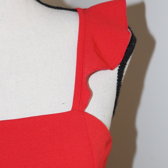 Toska, cropped ruffle sleeve shirt that ties in the back - Picture 4 of 6